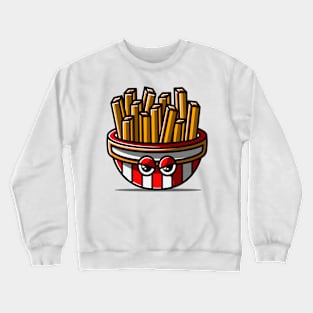 Illustration Of a Cute Capsule Potato Toy. Crewneck Sweatshirt